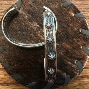 Sterling Stamped Cuff
